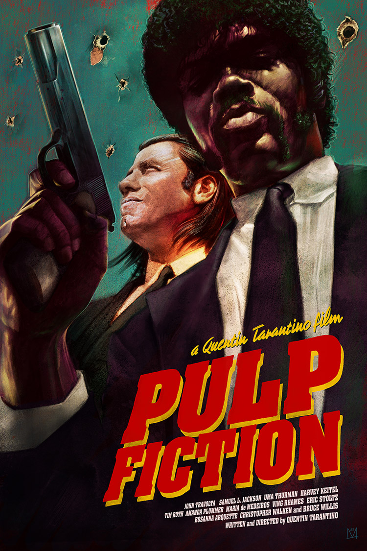 Pulp Fiction Poster, DaveMerrell