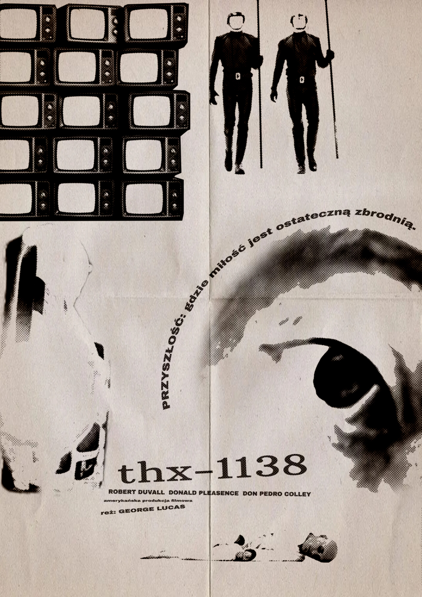 THX 1138, Vintage Polish Poster | Poster By LM1138