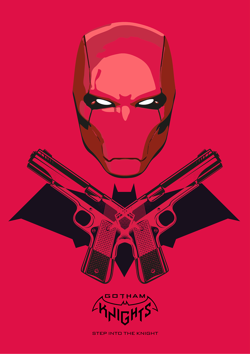 Gotham Knights – Red Hood (Minimalistic Character Poster)