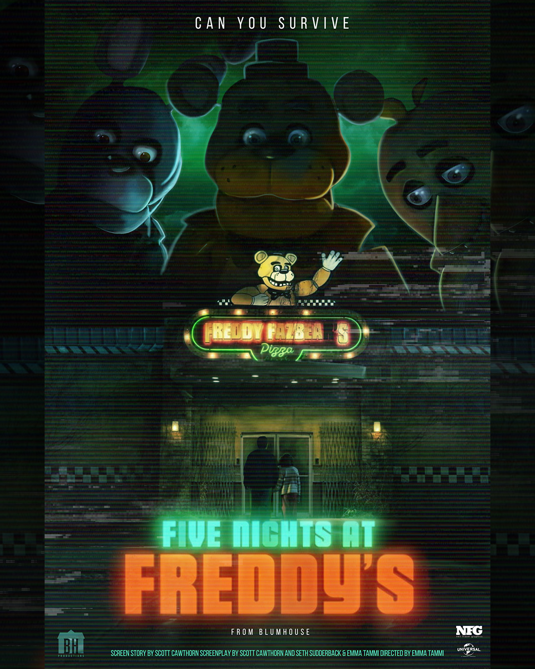 NEW 2023 Five Nights at Freddy's Movie Poster Gaming FNAF Movie Art Poster  USA