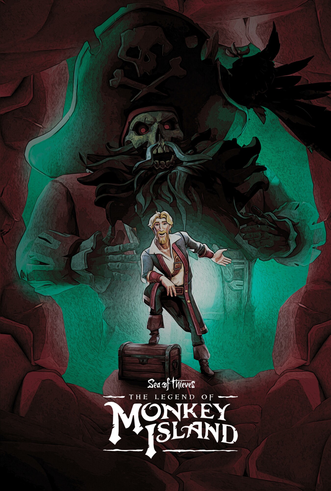 Sea of Thieves Monkey Island tribute poster