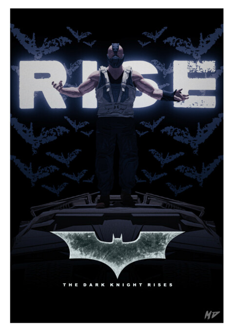 The dark knight rises tribute poster