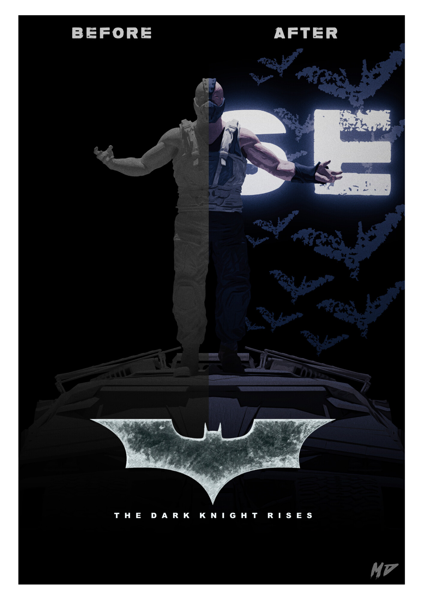 The dark knight rises tribute poster