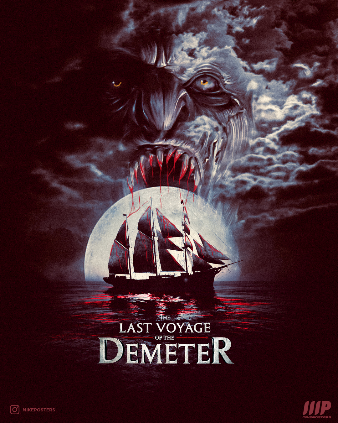 The Last Voyage of the Demeter 2023 Blu - Ray Movie Free Shipping