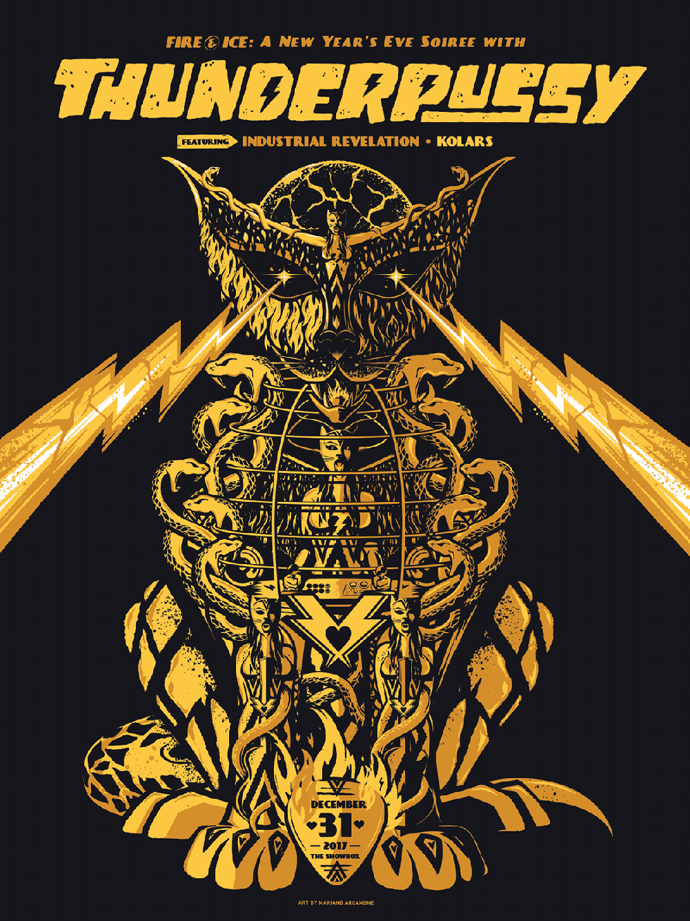 Thunderpussy – NYE 2018 Poster