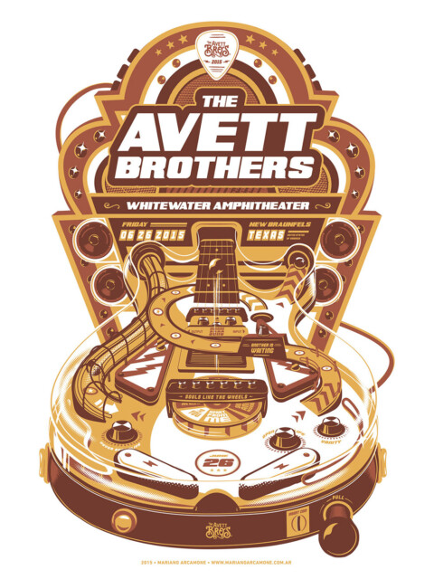 The Avett Brothers – New Braunfels, TX poster