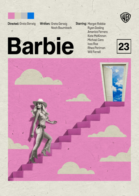 Barbie minimalist poster