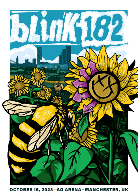 Blink-182 Manchester Tour Poster