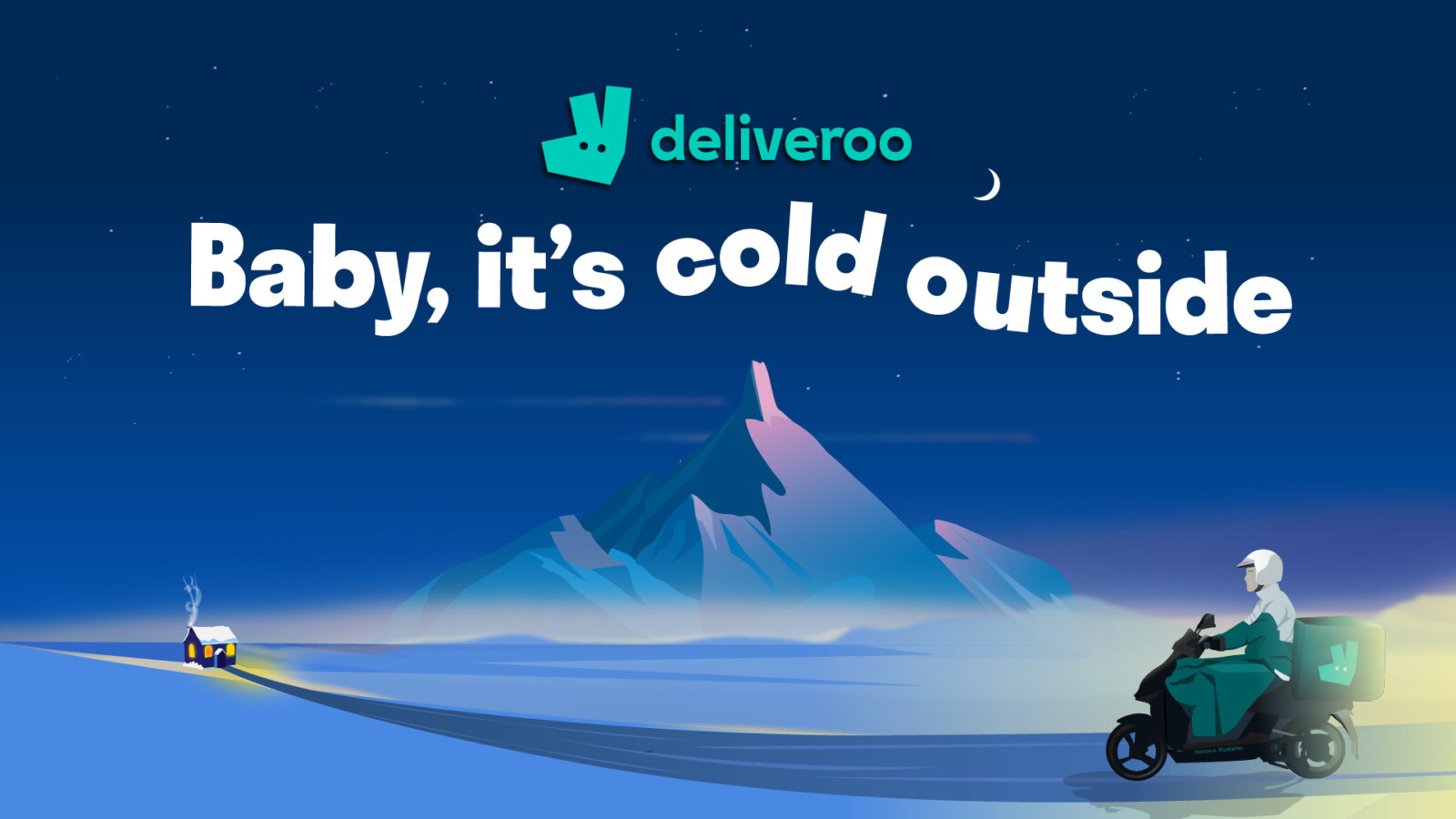 Deliveroo – personal project combining advertising and vector illustration
