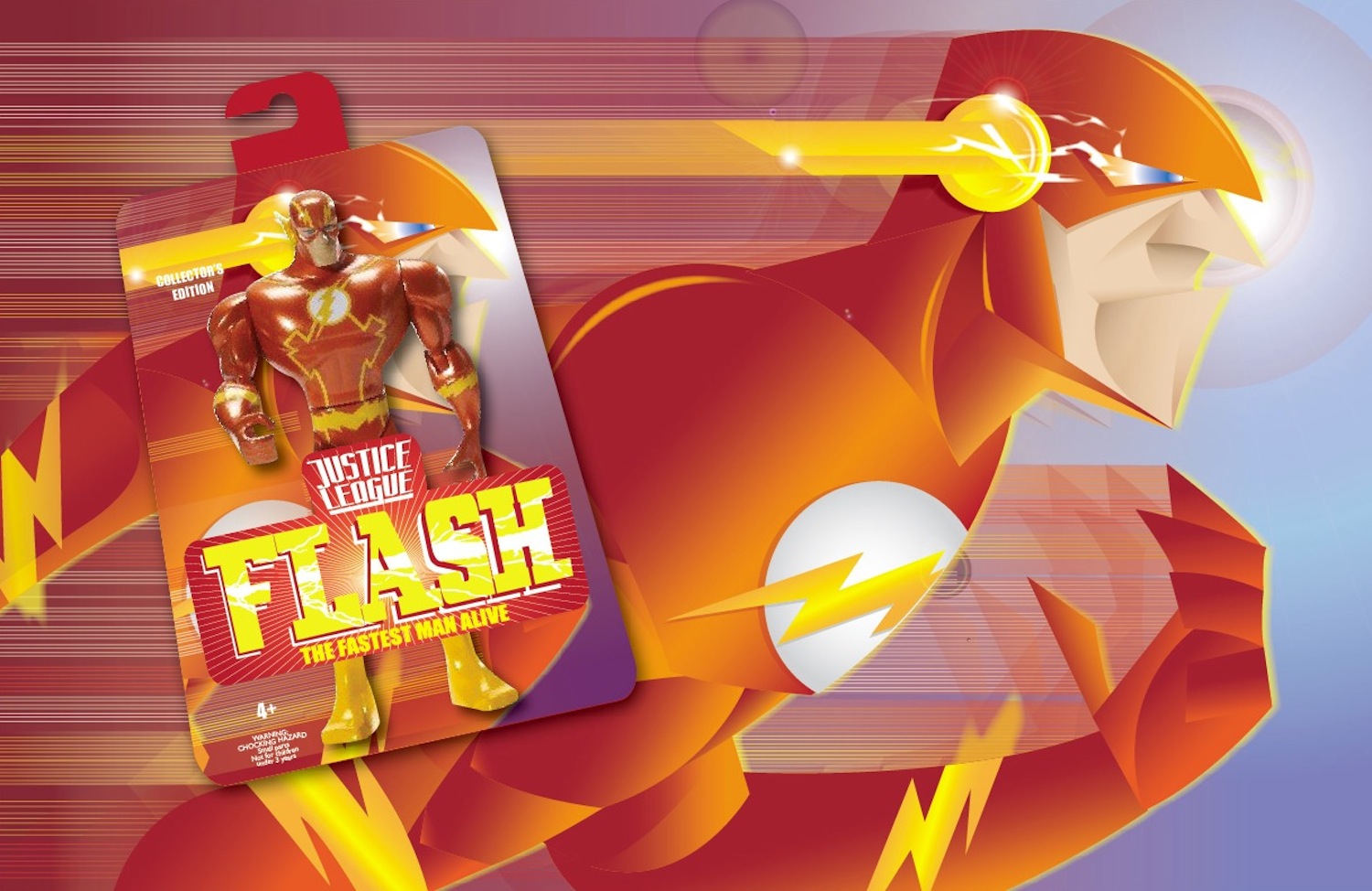 The Flash toy packaging