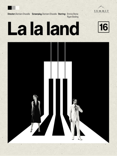 La La Land minimalist Poster