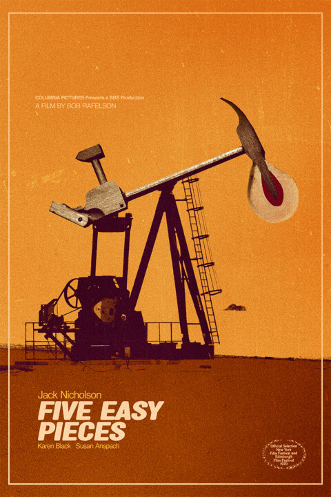 Five Easy Pieces (1970) Alternative Poster