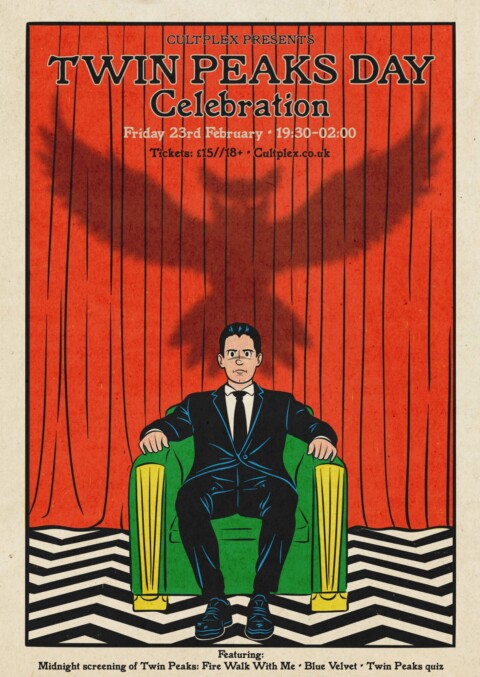 Twin Peaks Day poster for Cultplex cinema Manchester