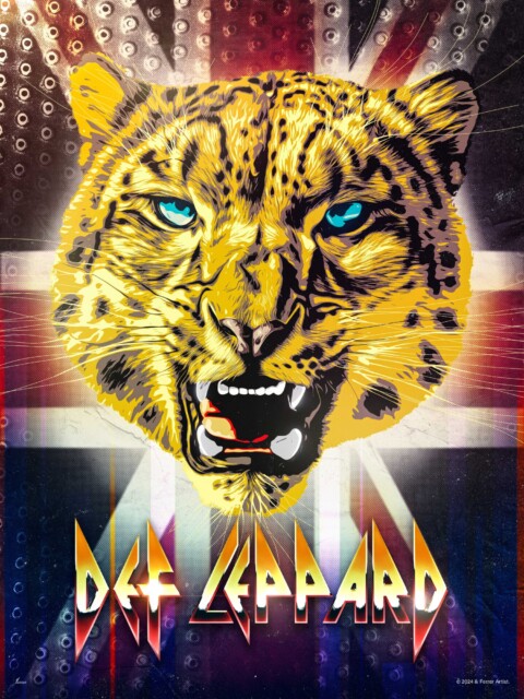 Def Leppard POSTER Face The Music Art Challenge