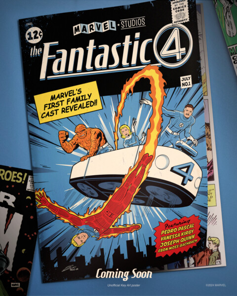 Marvel Studios FANTASTIC FOUR Comics/Poster Art