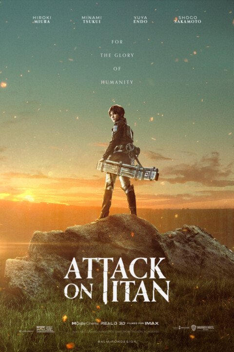 ATTACK ON TITAN tribute poster (live action version)