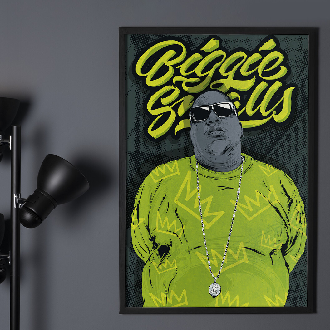 Notorious B.I.G. digital illustration