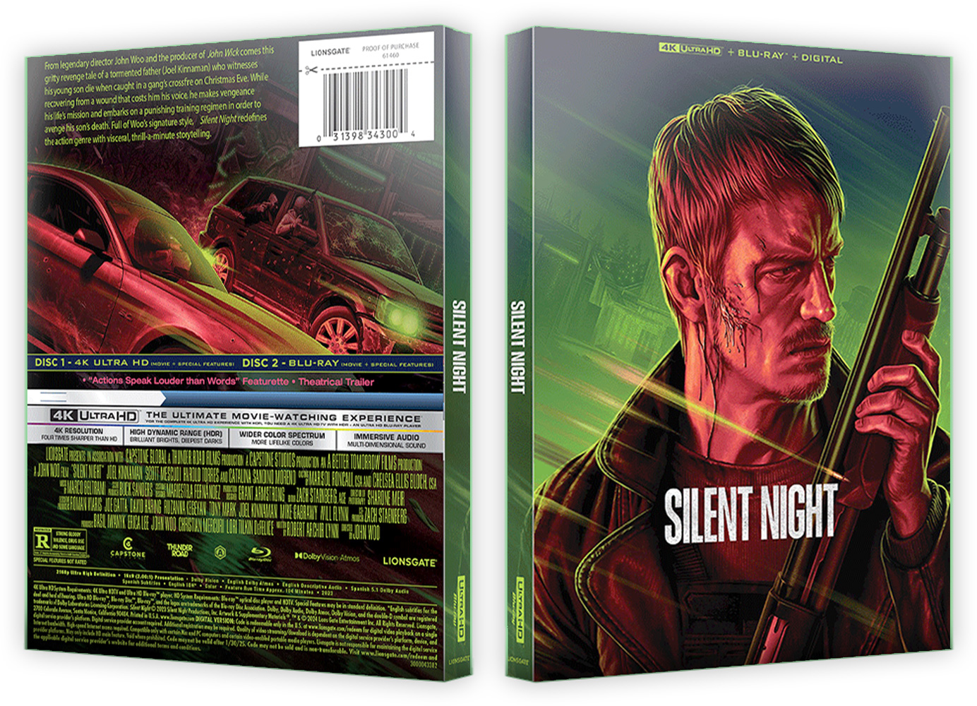 Silent Night – Official steelbook artwork