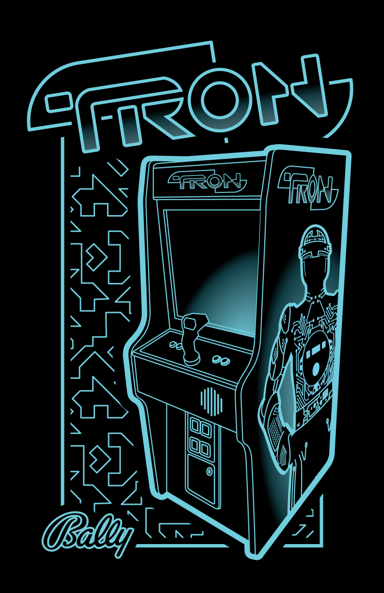 Tron Video Game Poster