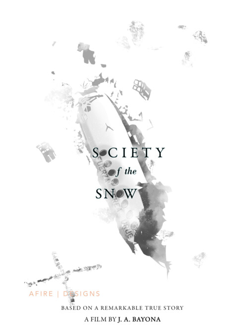 Society of the Snow (2023) minimalist poster