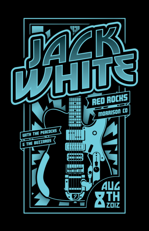 Jack White Concert Poster
