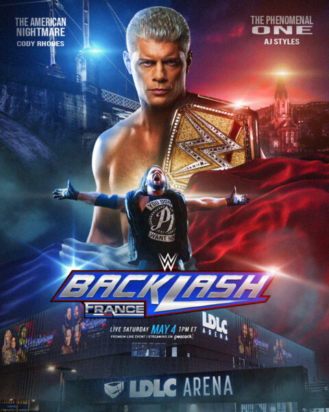 Custom WWE Backlash France poster