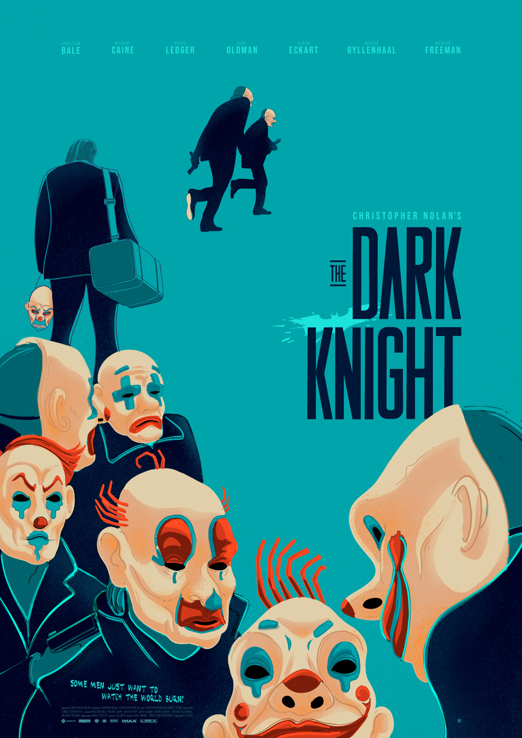 The Dark Knight (2008) – Illustrated poster