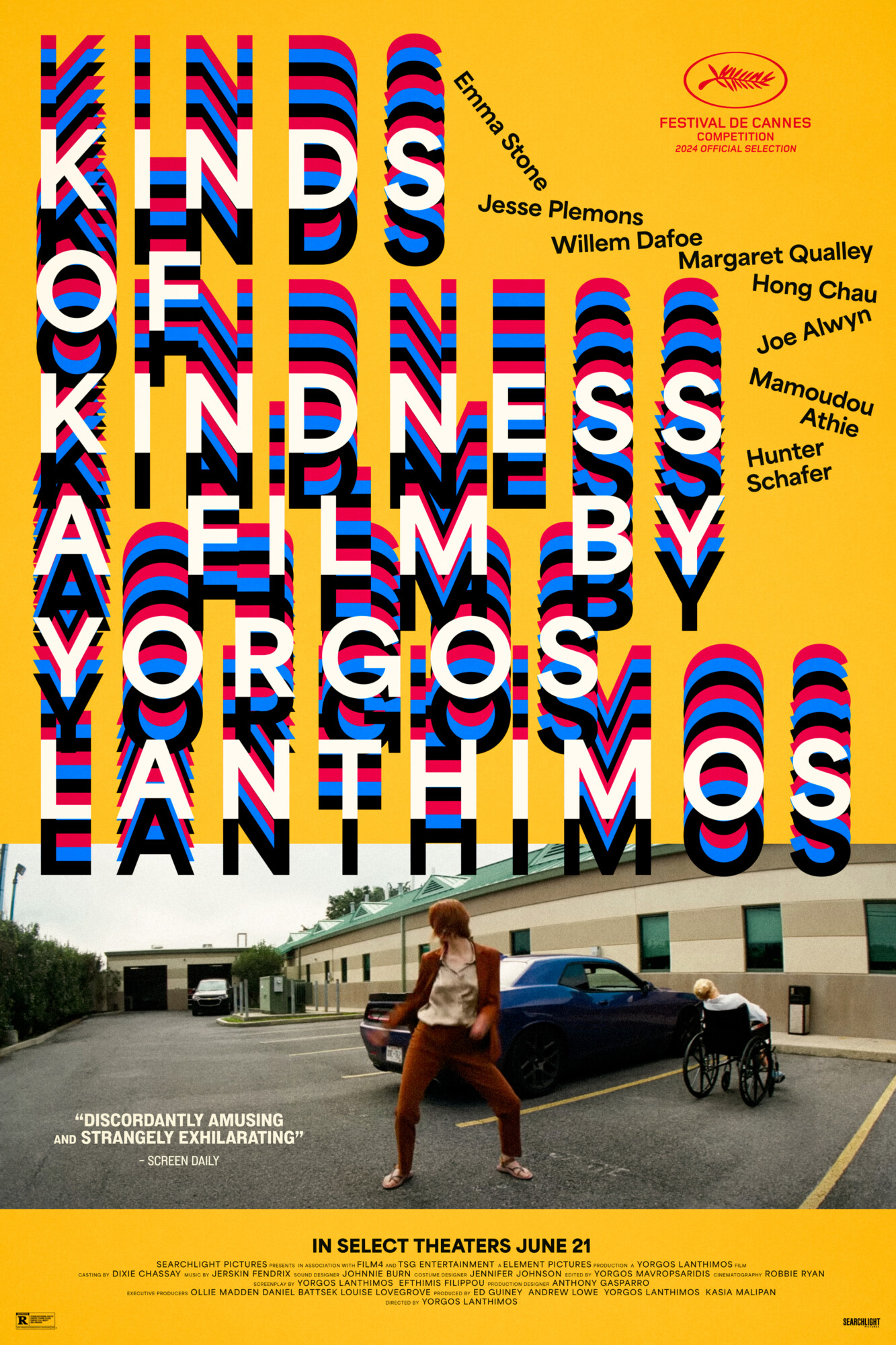 “Kinds Of Kindness” Dir. Yorgos Lanthimos | Poster by Aleks Phoenix