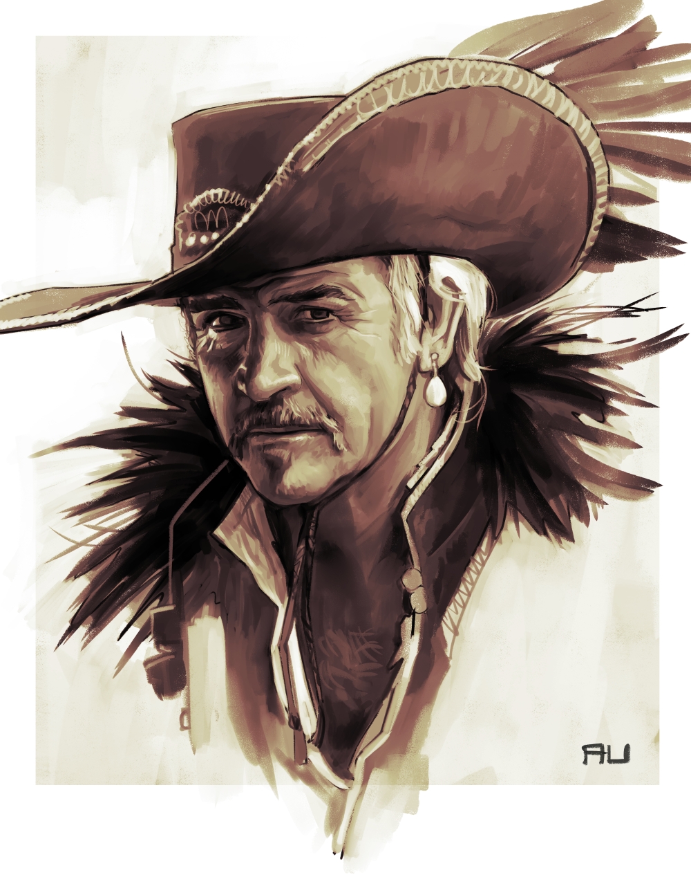 Juan Sánchez Villalobos Ramírez Poster By Aurelio Lorenzo