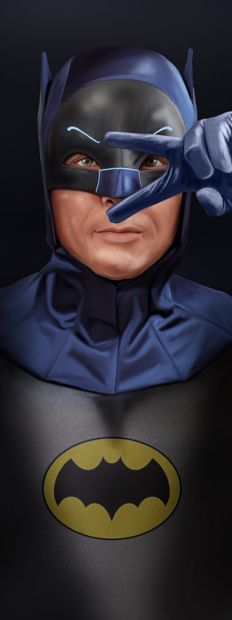 Batman Adam West Poster By Neil Fraser Graphics