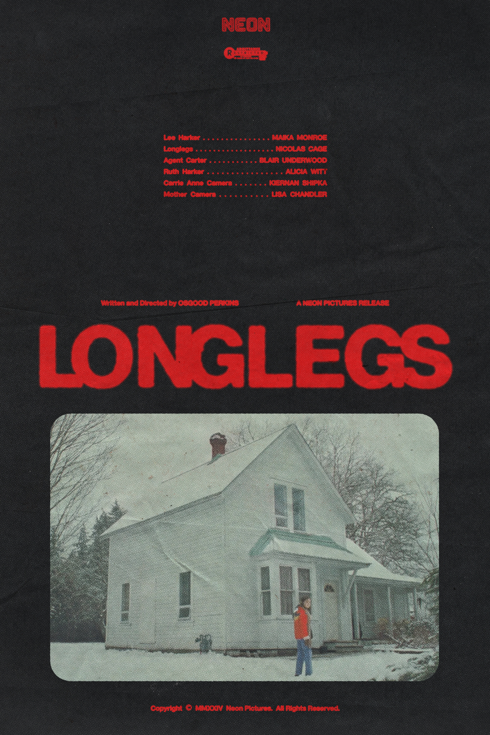 Longlegs (2024) Poster By Deathcab6366