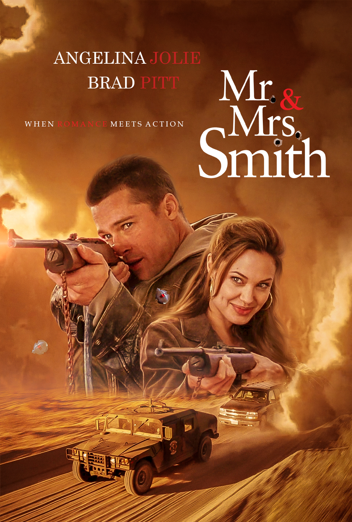 Mr & Mrs Smith ( 2005 ) | Poster By Designsuperhero