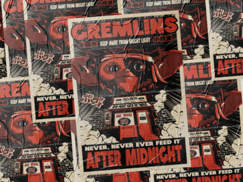 Gremlins (1984) Japanese movie poster