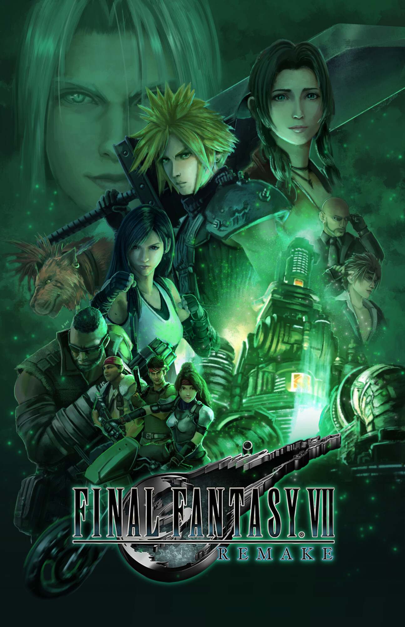 Final Fantasy VII REMAKE Poster By Bsideilustrador