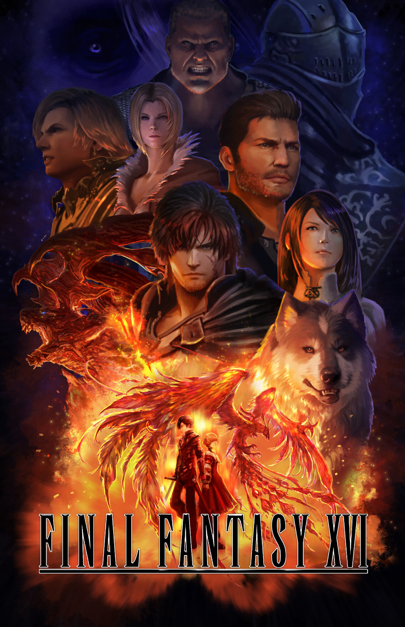 Final Fantasy 16 Poster By Bsideilustrador 6478