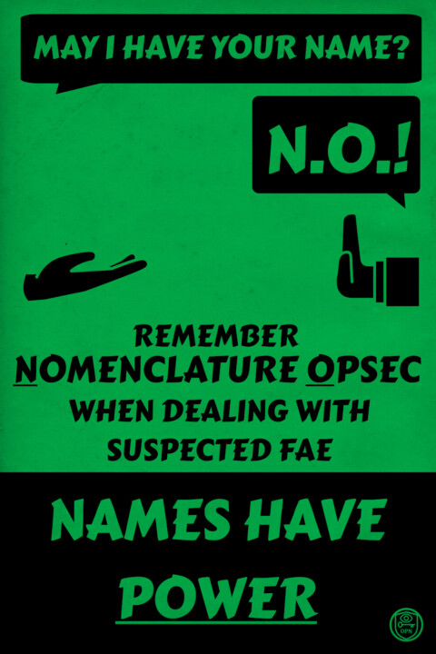 Nomenclature Opsec – Office for the Preservation of Normalcy