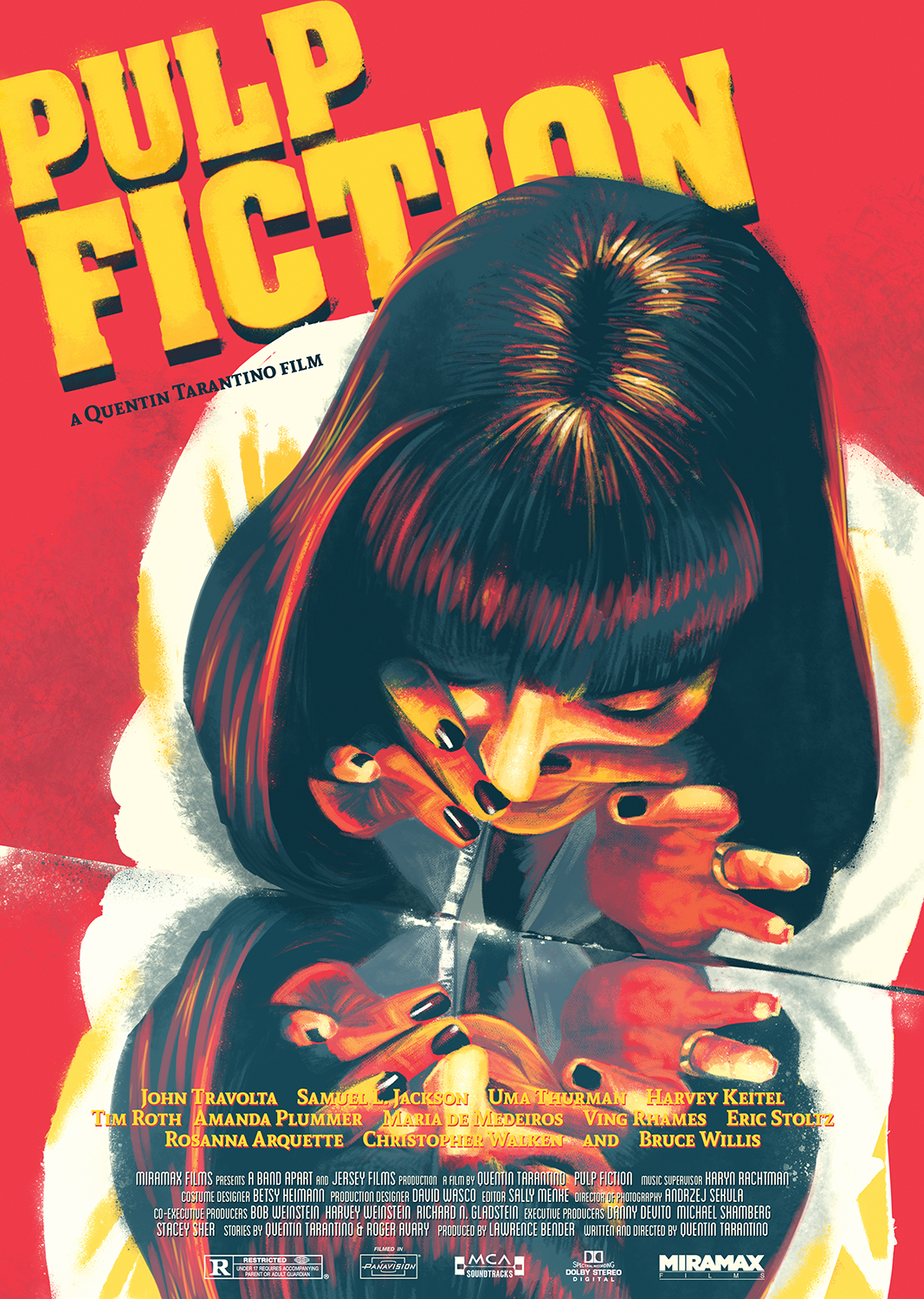 Mia Wallace - Pulp Fiction | Poster By Picklevision
