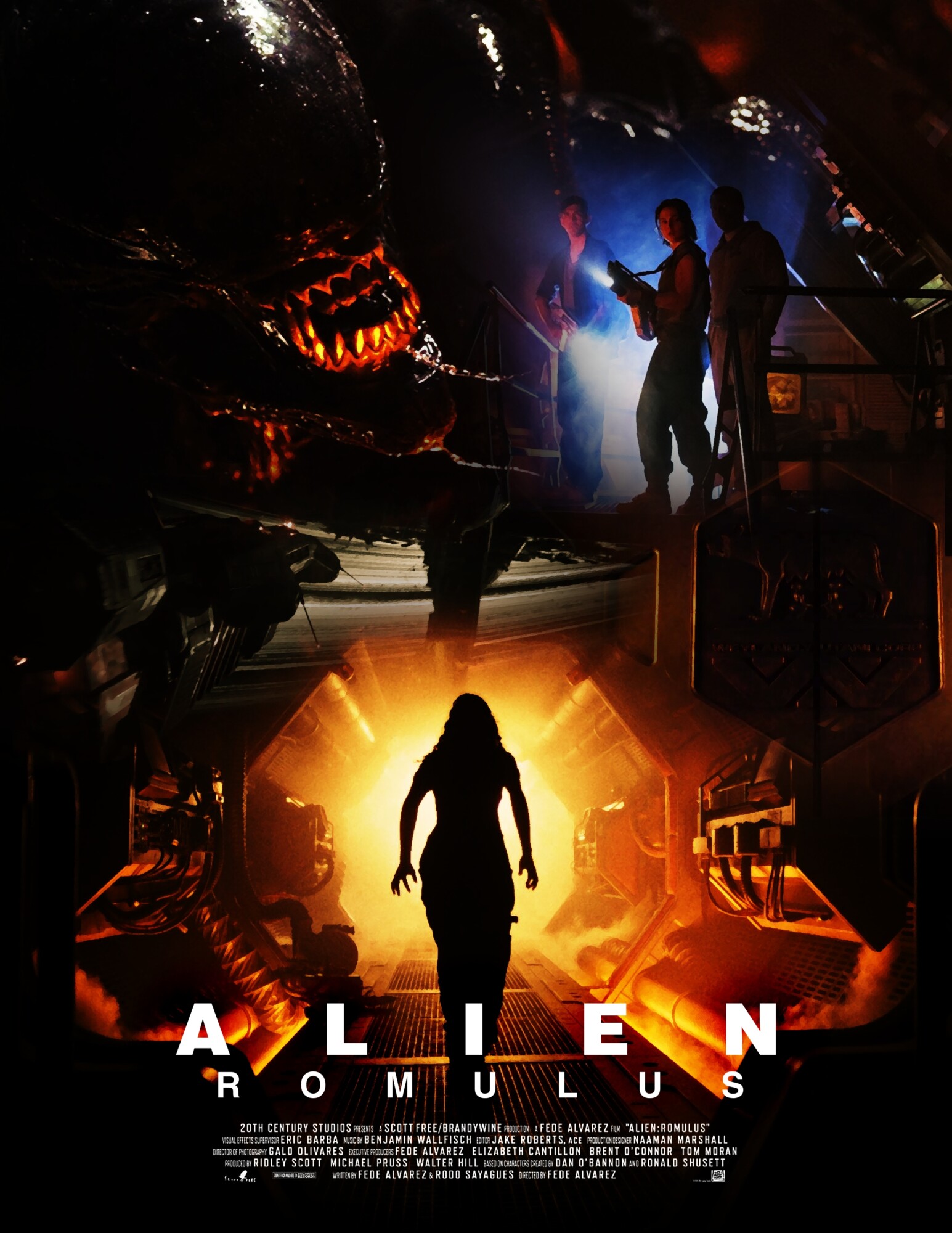 Alien Romulus (2024) Poster By LM1138