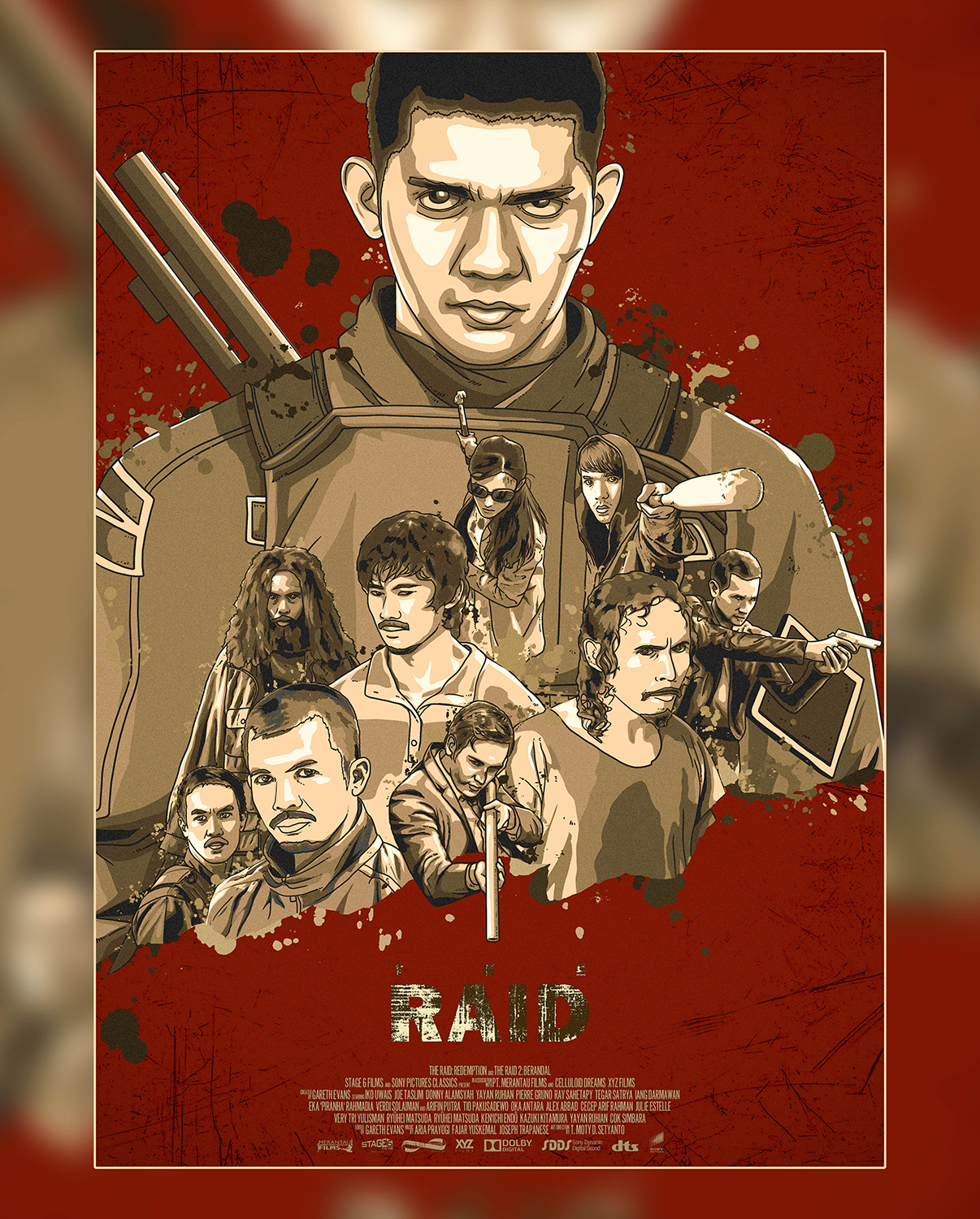 NO.7 DS2022-06B The Raid | Poster By Maxthor Woo