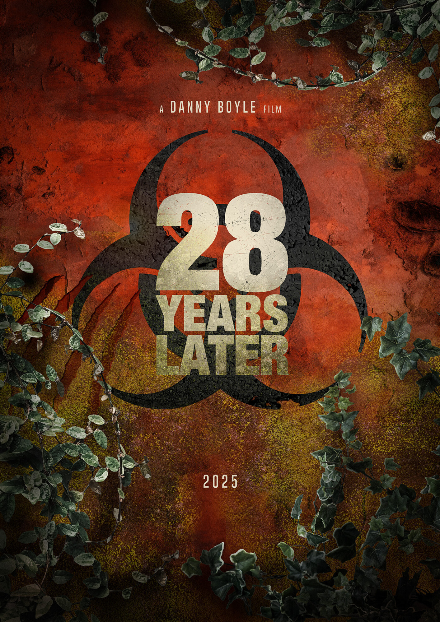 28 Years Later fan poster illustrating the horror elements of the film