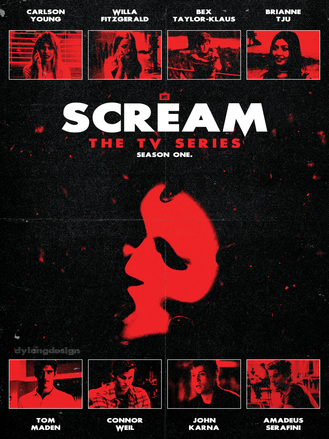 Scream – The TV Series (2015) - Season One Poster | Poster By Dylangdesign