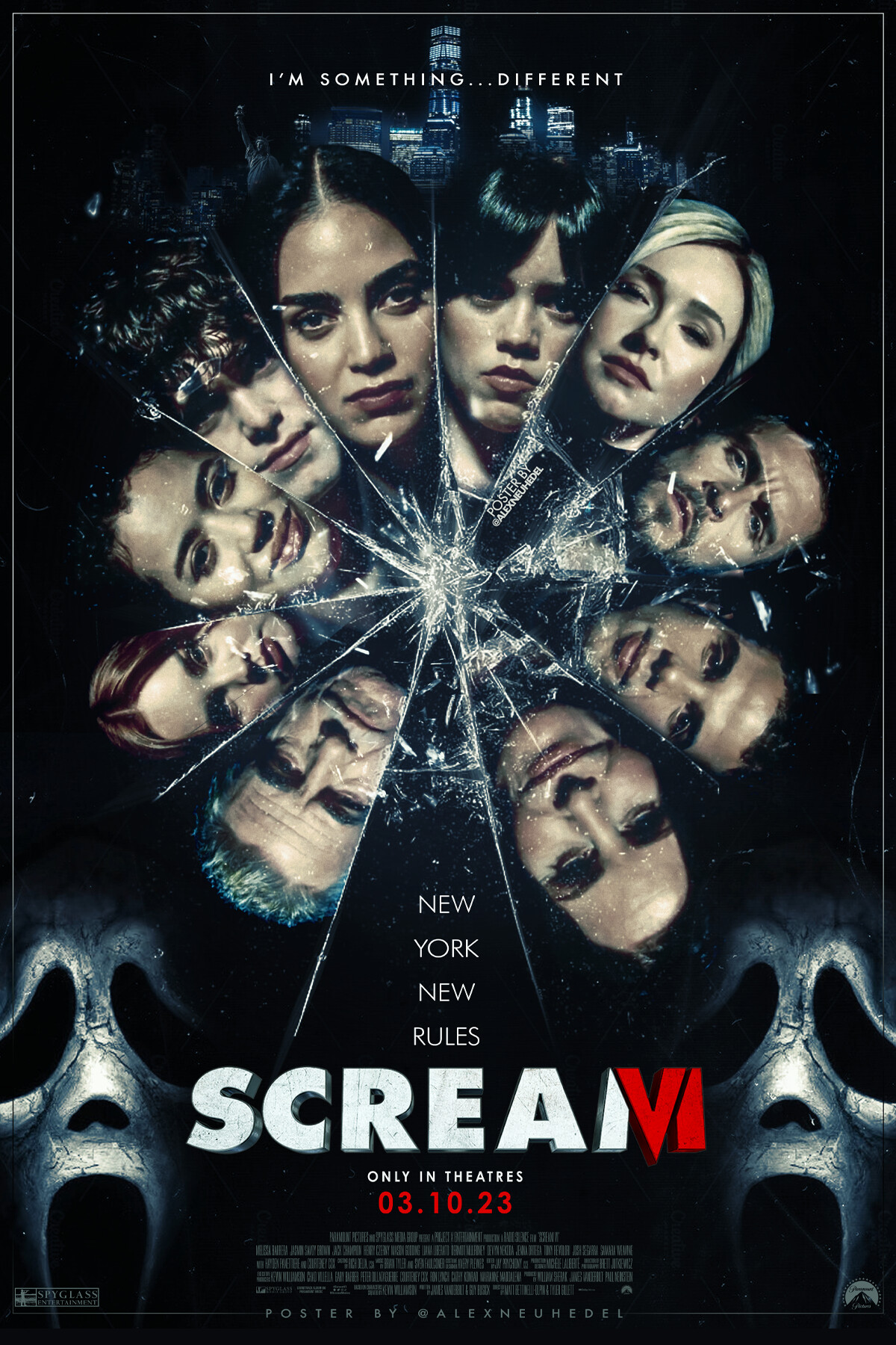 Scream VI 2023 Poster By ALEX NEUHEDEL