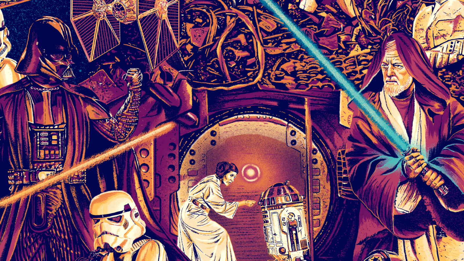 Star Wars A New Hope | Poster By Amaury Filho