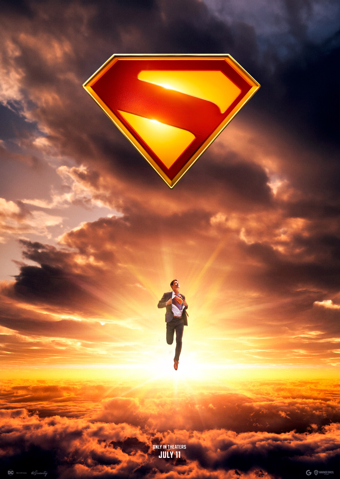 SUPERMAN 2025 Poster By Grievity