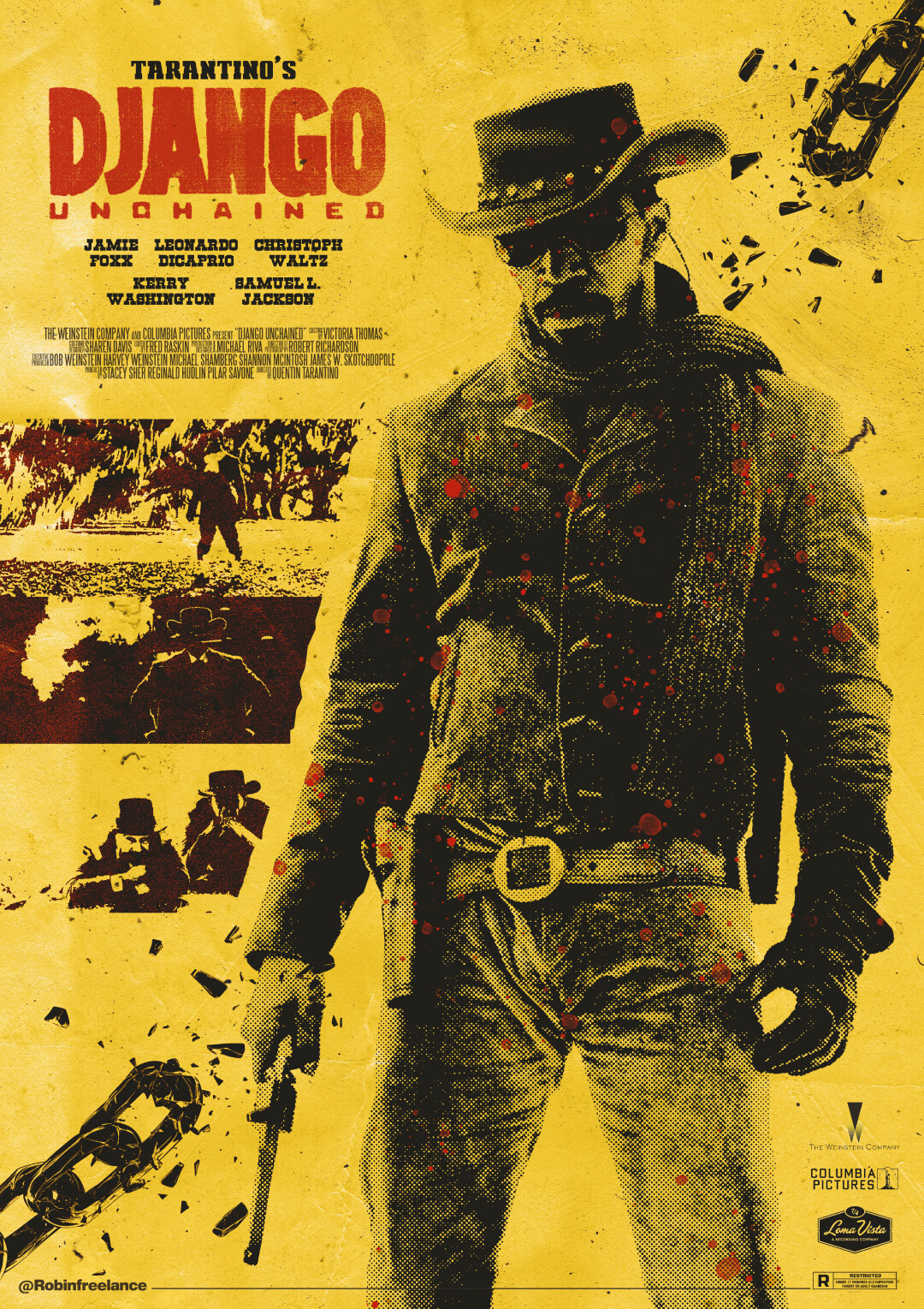 Django Unchained (2012) | Jamie Foxx Tribute Poster | Poster By ...