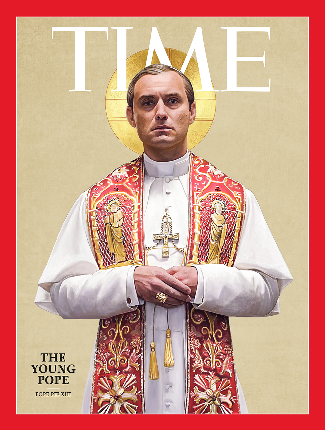 The young pope poster by fredlobo lopez