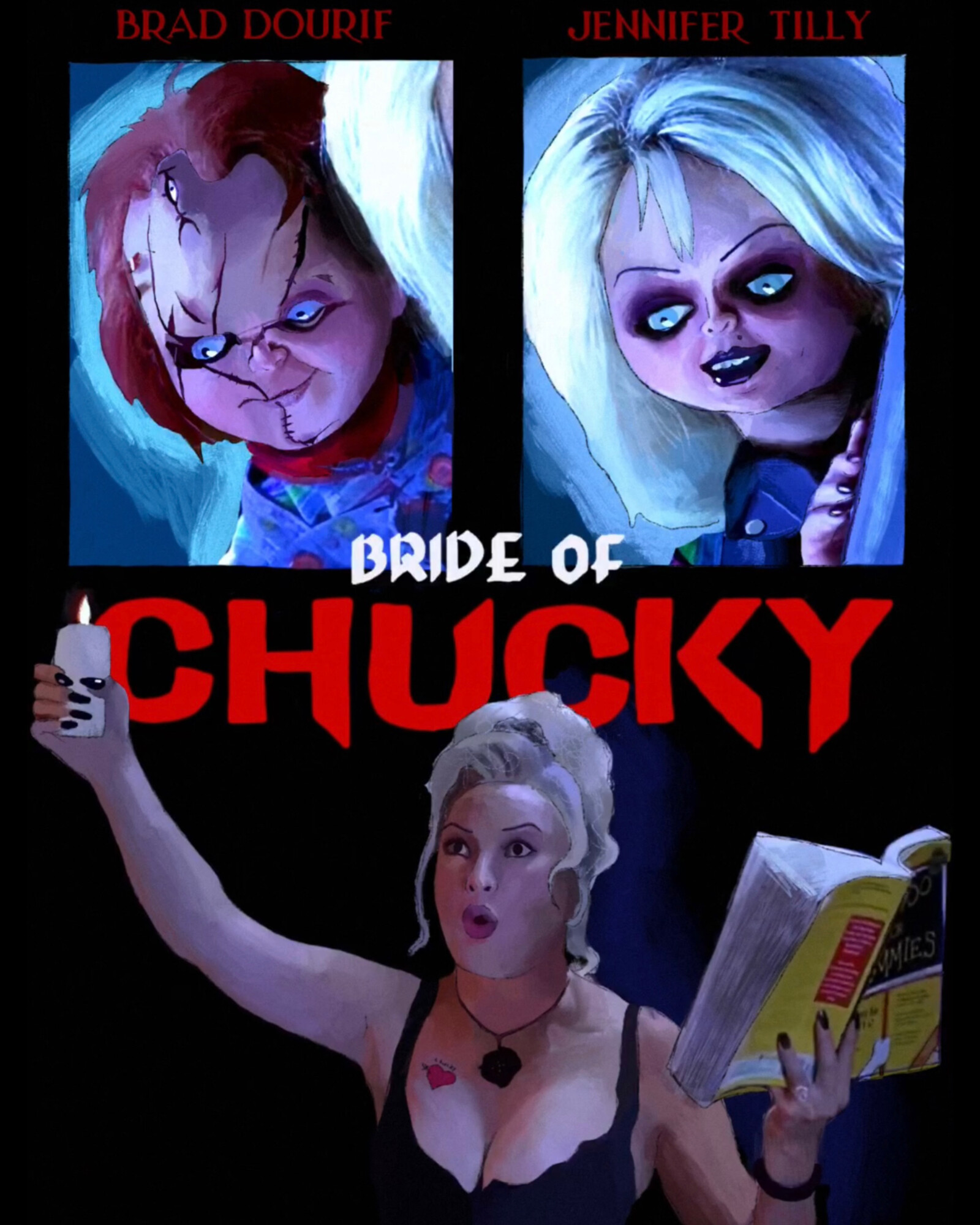 Bride Of Chucky (1998) | Poster By Izzy Hadfield