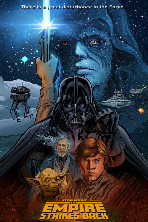 The Empire Strikes Back Movie Poster