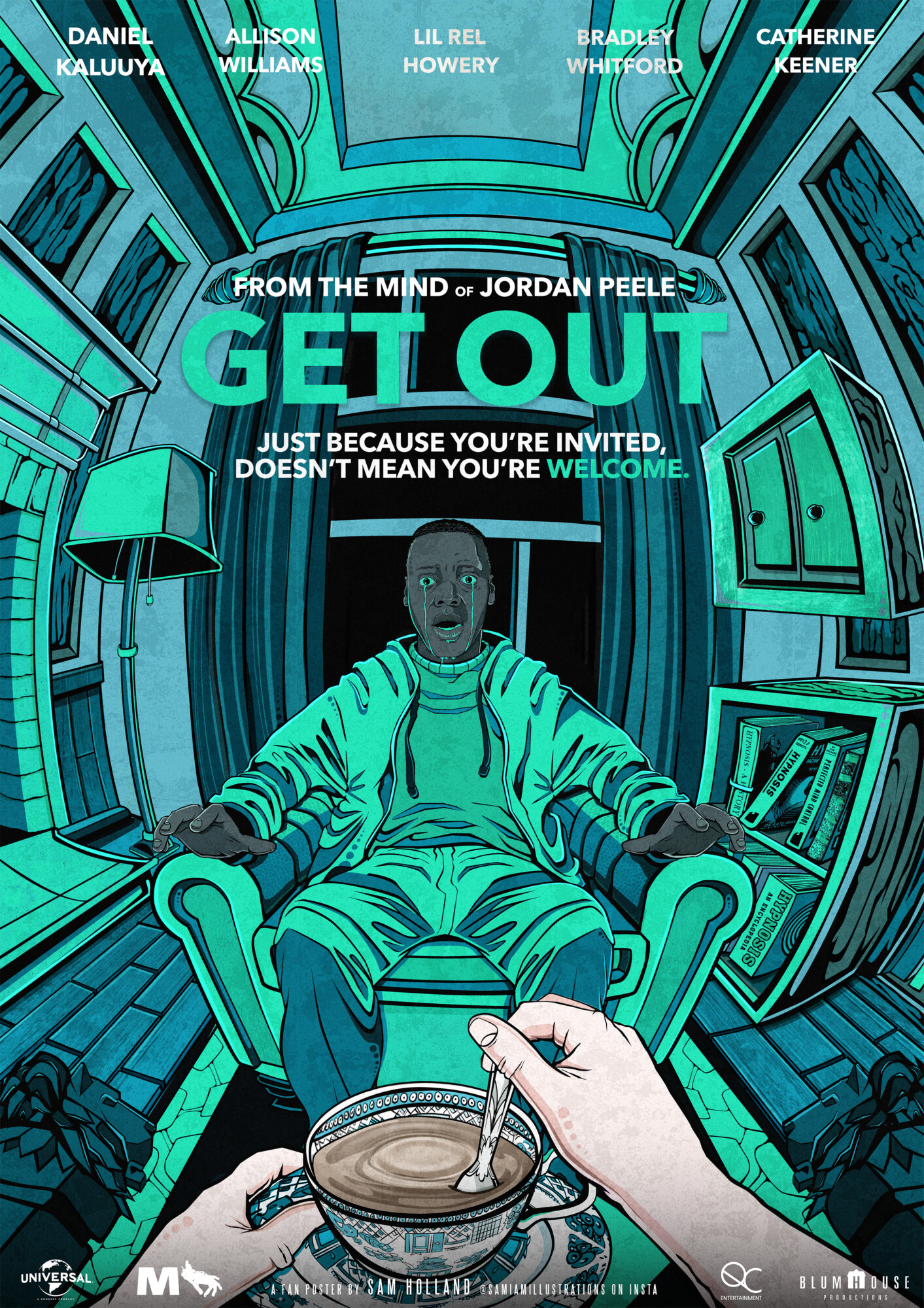 GET OUT Poster By Sam Holland