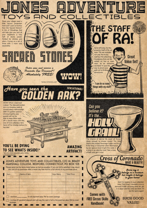 Mid-Century Movie Ads- Indiana Jones